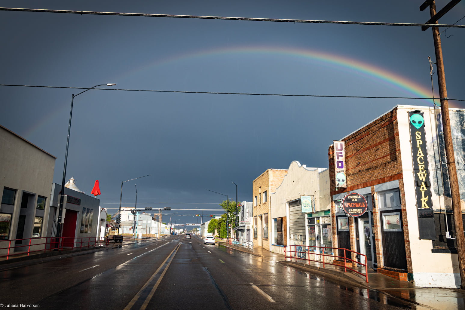 Rainbow over 2nd street's image